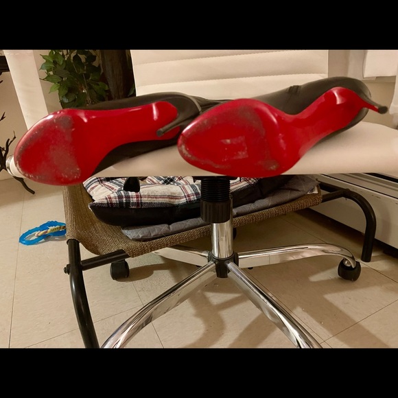 Christian Louboutin Black Leather Boots. - Picture 3 of 9